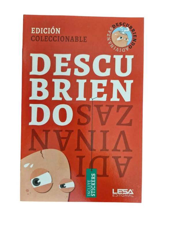 Libro Descubriendo Adivinanzas C/Sticker Rojo Lesa Editorial