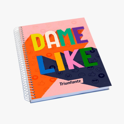 Cuaderno Triunfante Lettering 16X21 C/Esp X 80 Hjs Rayado