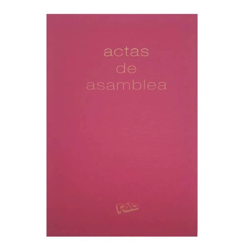 Libro Actas De Asamblea 2314 Rab 200 Pag Td 22X32