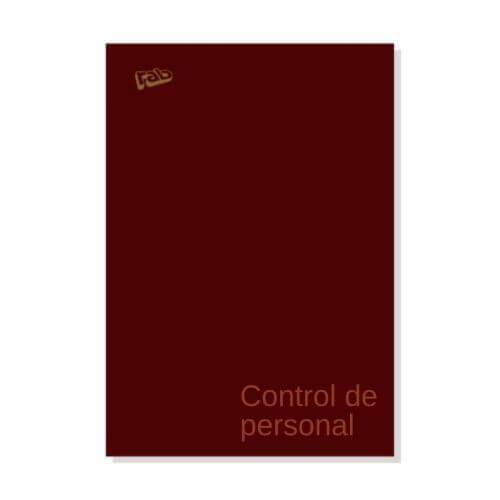 Libro Control De Personal 2308/P Rab 48 Pag T/Flex 22X32