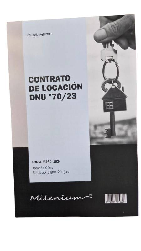 Talonario Contrato De Locación Oficio 50 Juegos M460