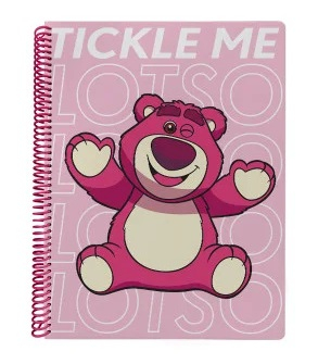 Cuaderno Mooving 29,7 C/Esp T/Semi Rígida 80 Hjs Raya Lotso 8254