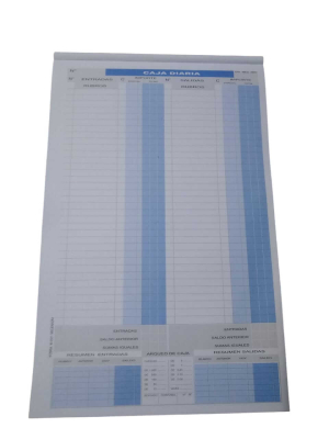 Talonario Planilla De Caja M001 Oficio 50Hjs