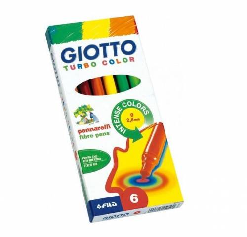 Marcadores Giotto Turbo X  6 Colores