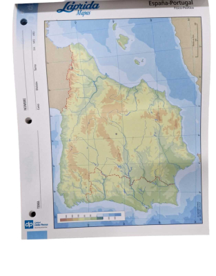 Mapa Laprida N°3 Físico Político España Y Portugal 40 Hjs