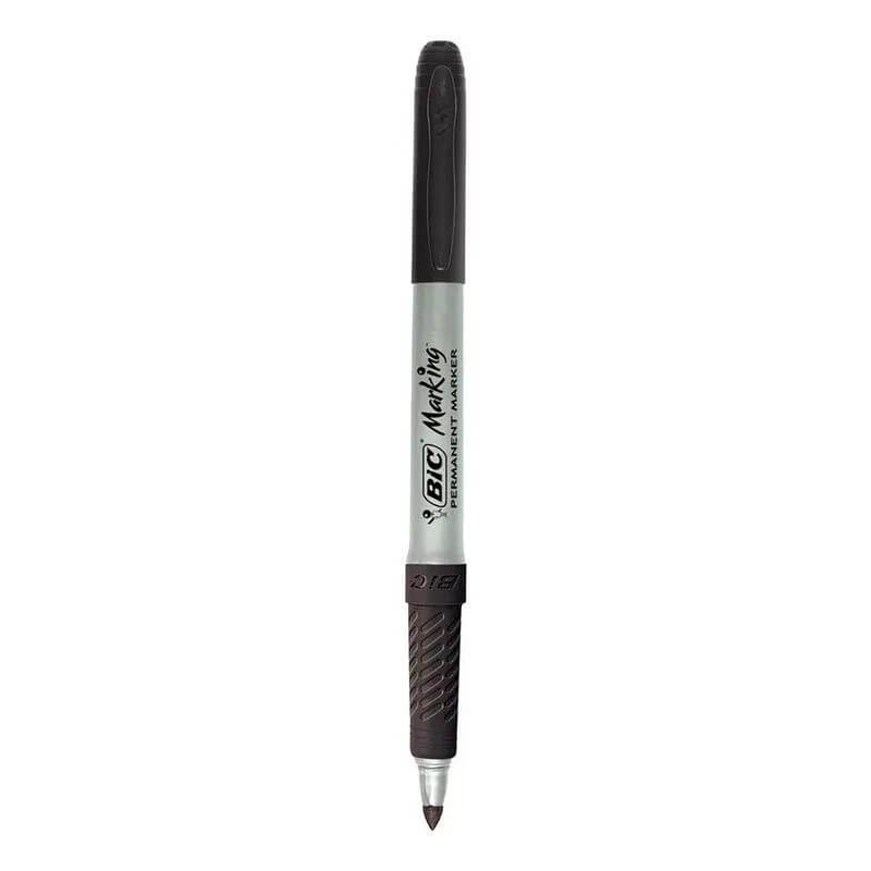 Marcador Bic  Permanente Fine Negro Marking C/Grip