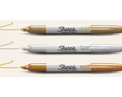 Marcador Sharpie Fino Metallic Oro