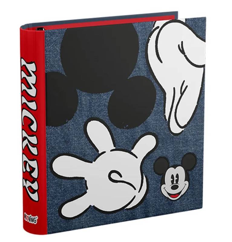 Carpeta 3Ø40M Mooving Mickey Mouse Denim 1011