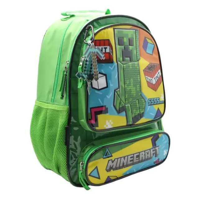 Mochila Cresko Minecraft 16 Espalda Mi113