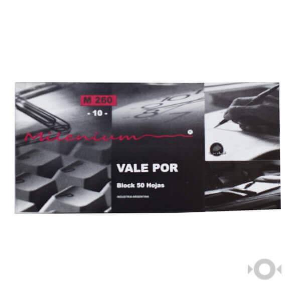 Talonario Vale Por M260