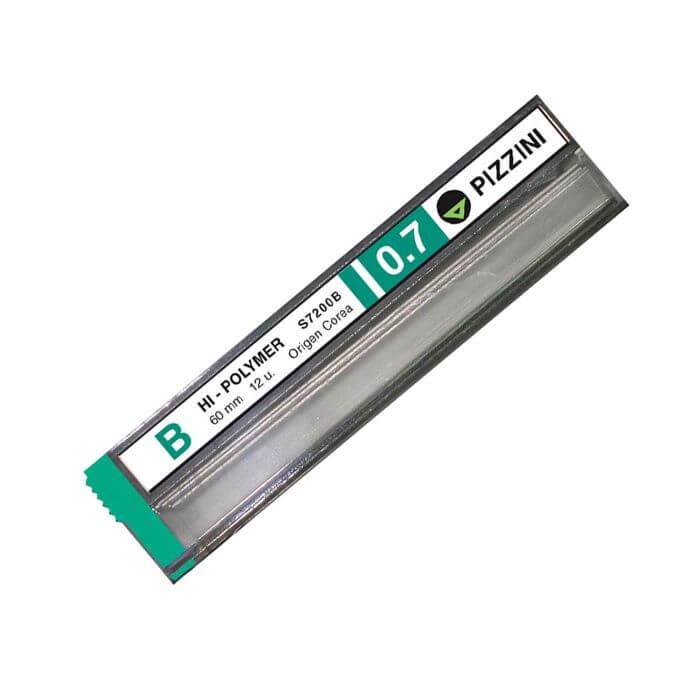 Minas Pizzini 0.7Mm B Caja X 12 Tubos