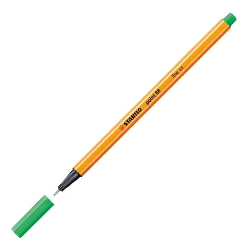 Microfibra Stabilo Point 88/16 Pta Metal 0,4Mm Esmeralda