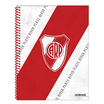 Cuaderno Mooving 29,7 C/Esp T/Semi Rígida 80 Hjs Raya River Plate 8125