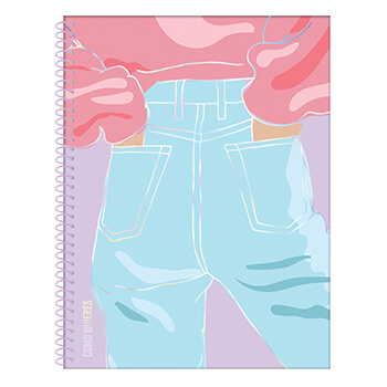 Cuaderno Mooving 29,7 C/Esp T/Semi Rígida 80 Hjs Raya Como Quieres 8136