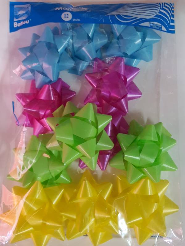 Moño Liso Ballou Mediano Bolsa X 12 Unid