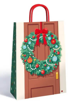Bolsa P/Regalo Romipack 30X41 Momentos De Navidad