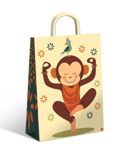 Bolsa P/Regalo Romipack Mystik Monkey 22X30