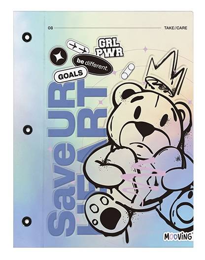 Carpeta C/Cordon N°3 Mooving Grl Power Cartoné 3256