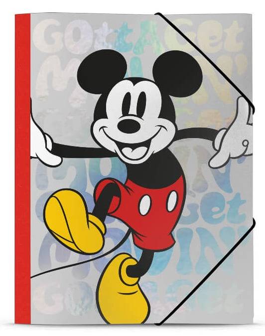 Carpeta 3 Solapas C/Elástico Oficio Mooving Mickey Mouse 5121