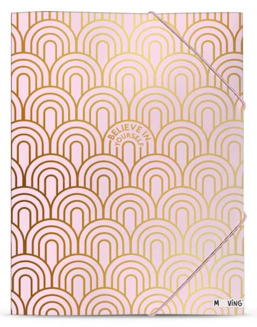Carpeta 3 Solapas C/Elástico Oficio Mooving Chic 5227
