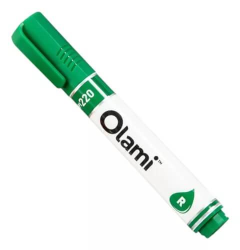 Marcador Olami P/Pizarra Pta Red Verde Mpi220