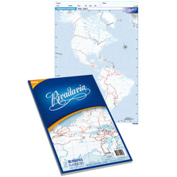 Mapa Rivadavia N°3 Político América Central 40 Hjs