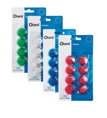 Imanes 3Cm En Blister Olami X 8 Unid Mt906