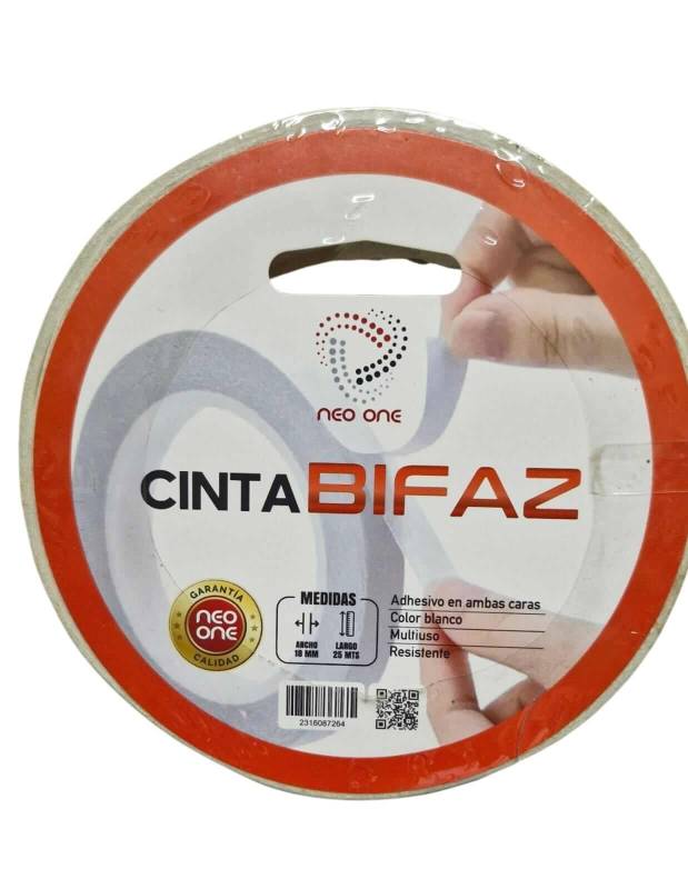 Cinta Bifaz Neo One 18Mm X 25 Mts