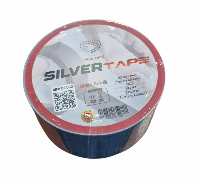 Cinta Adhesiva Silver Tape Gris 48Mm X 15Mts Neo One