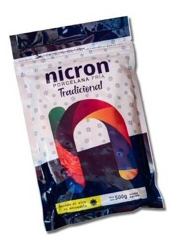Porcelana En Frio Nicron X 500 Grs