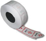 Rollo P/Turnos 2000 Números Papel Obra