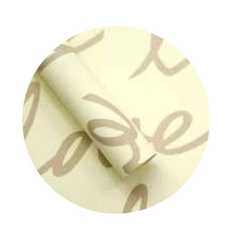 Papel Coreano Rexon 57X57Cm Love 045 Beige 05 Paq X 10
