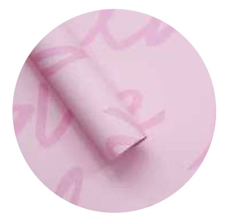 Papel Coreano Rexon 57X57Cm Love 045 Rosa 02 Paq X 10