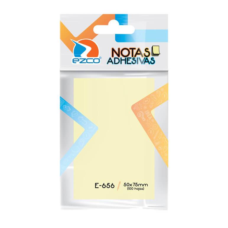 Block De Notas Adhesivas 75 X 50 Mm Ezco 100 Hjs E-656