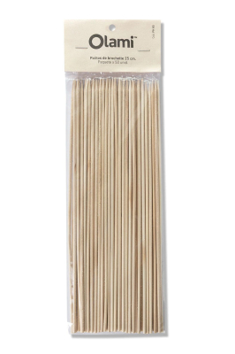 Palito Brochette 25Cm Paq X 50 Unid Olami
