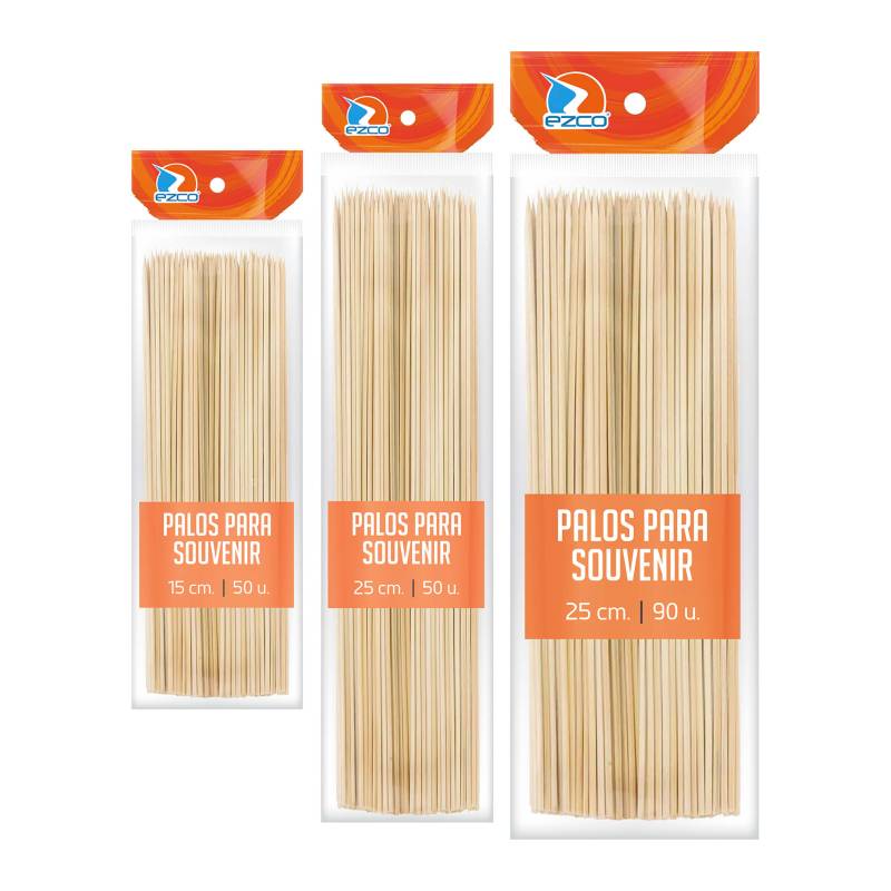 Palito Brochette 15Cm Paq X 50 Unid Ezco