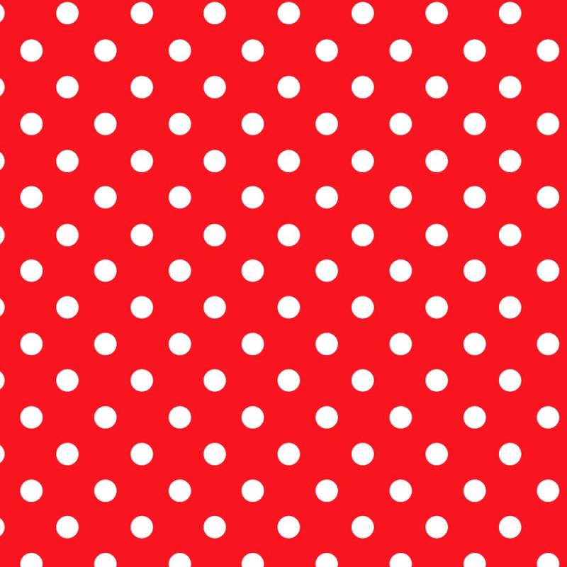 Papel Lunares Blanco Fondo Rojo