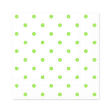 Papel Lunares Verde Manzana Fondo Blanco