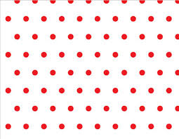 Papel Lunares Rojo Fondo Blanco