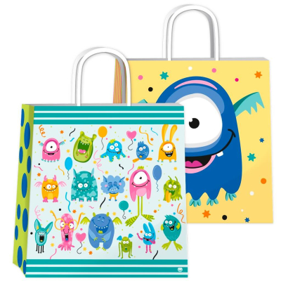 Bolsa P/Regalo Romipack Little Monster 22X24