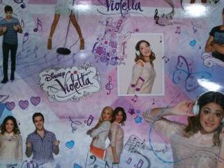 Papel Plastificado Fantasia Violeta Paq X 10