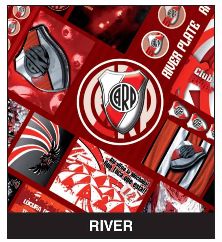Papel Plastificado Fantasia River Plate Paq X 10
