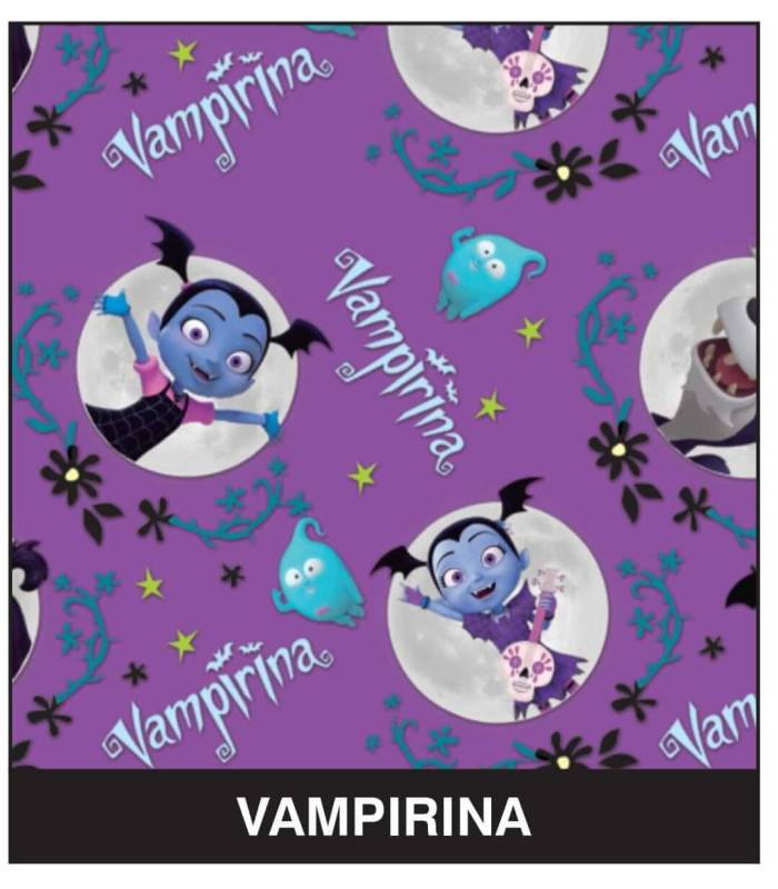 Papel Plastificado Fantasia Vampirina Paq X 10