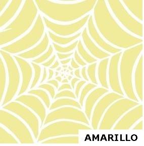 Papel Araña Amarillo Pastel