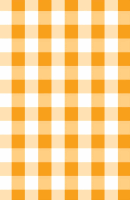 Papel Cuadrille Naranja Plastificado