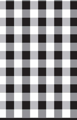 Papel Cuadrille Negro Plastificado