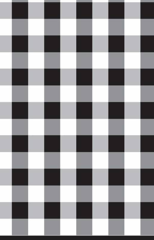 Papel Cuadrille Negro Plastificado