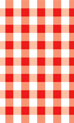 Papel Cuadrille Rojo Plastificado