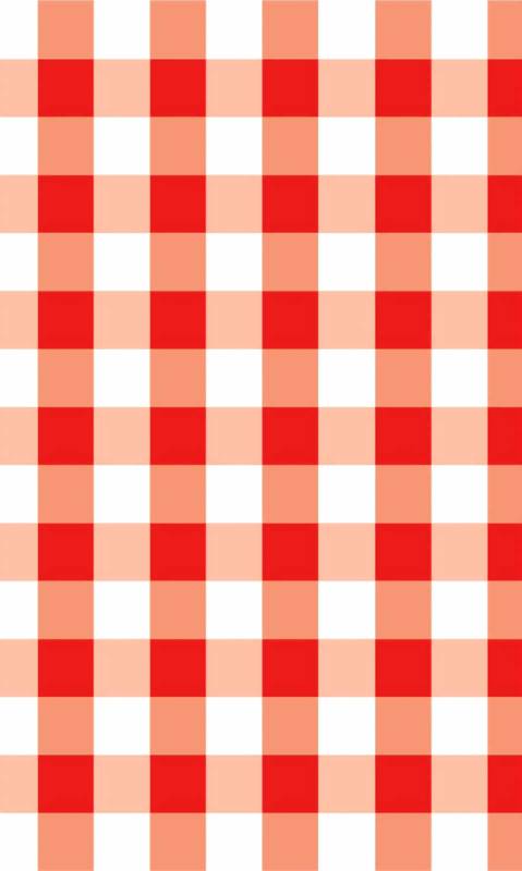 Papel Cuadrille Rojo Plastificado