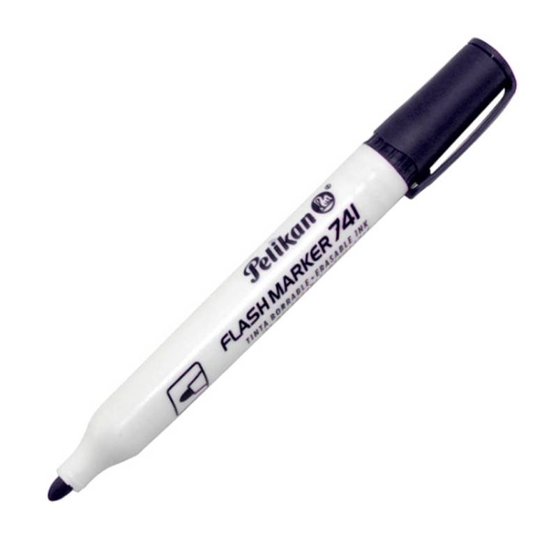 Marcador Pelikan 741 Negro P/Pizarra Blanca